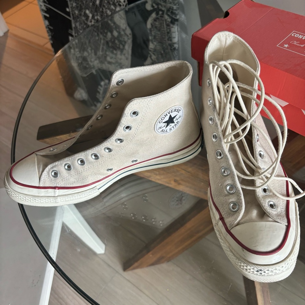 Converse Chuck Taylor -Beige High top (US M9.5)